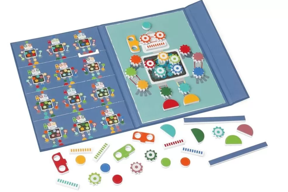 Scratch Sinterklaas Cadeau 9 - 10 Jaar* Magneetpuzzel - Kleuren En Vormen Robot