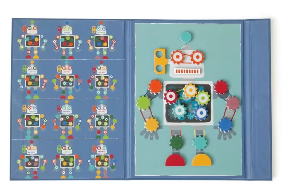 Scratch Sinterklaas Cadeau 9 - 10 Jaar* Magneetpuzzel - Kleuren En Vormen Robot