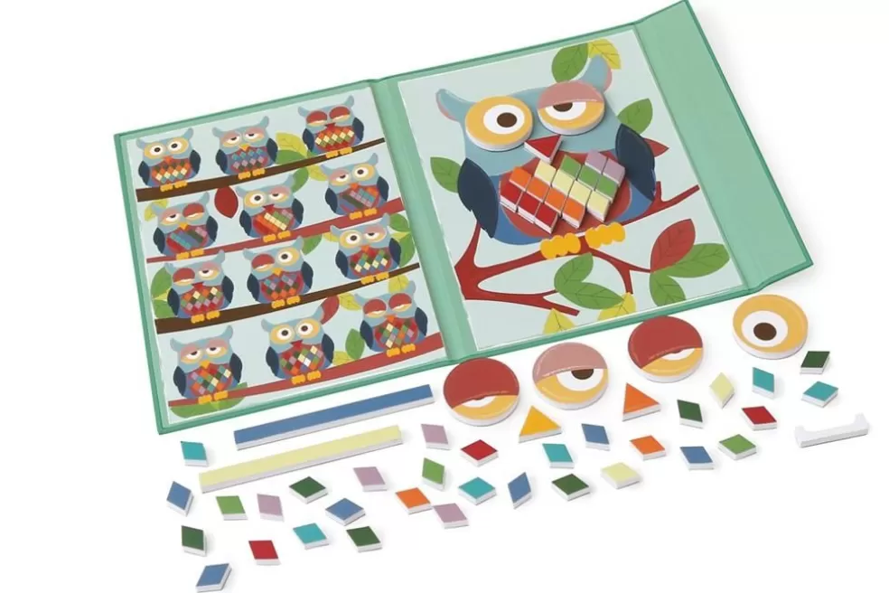 Scratch Sinterklaas Cadeau 9 - 10 Jaar* Magneetpuzzel - Kleuren En Vormen Uil