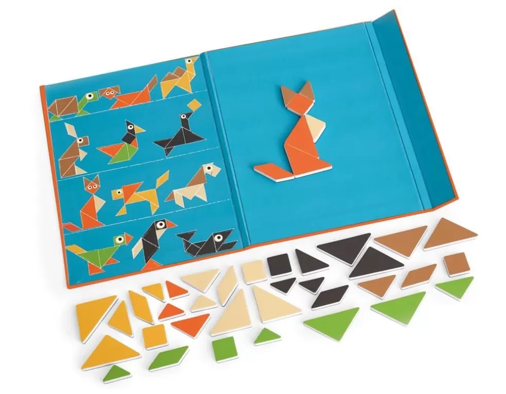 Scratch Sinterklaas Cadeau 9 - 10 Jaar* Magneetpuzzel - Tangram Dieren