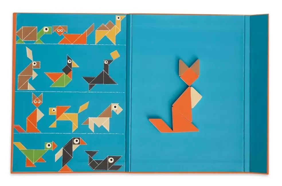 Scratch Sinterklaas Cadeau 9 - 10 Jaar* Magneetpuzzel - Tangram Dieren