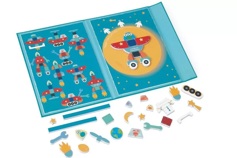 Scratch Sinterklaas Cadeau 7 - 8 Jaar* Magneetpuzzel/Boek - Mix & Match Ruimte Avontuur