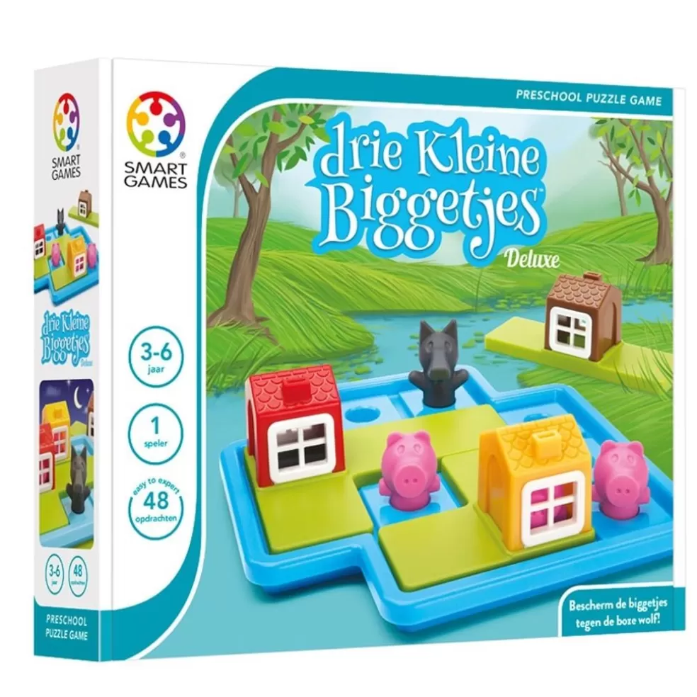 SmartGames Sinterklaas Cadeau 5 - 6 Jaar* Drie Kleine Biggetjes - Deluxe