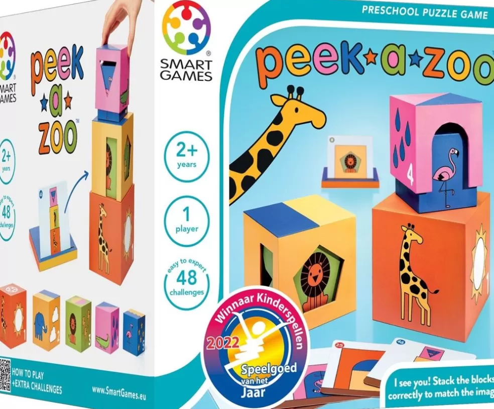 SmartGames Sinterklaas Cadeau 3 - 4 Jaar* Peek-A-Zoo