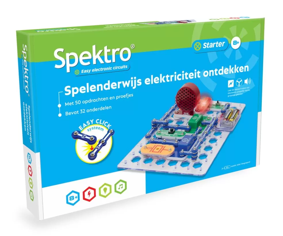 Spektro Sinterklaas Cadeau 11 - 12 Jaar* Starter Experimenteerset Elektriciteit