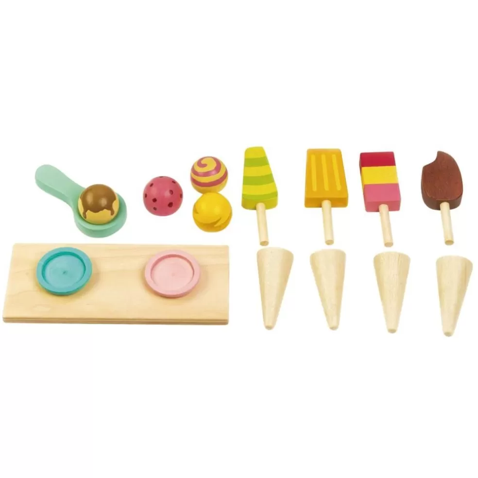 Tender Leaf Toys Sinterklaas Cadeau 3 - 4 Jaar* Houten Speelgoed - Ijskarretje