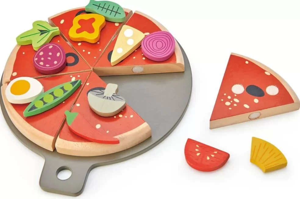 Tender Leaf Toys Sinterklaas Cadeau 5 - 6 Jaar* Houten Speelgoed - Pizza Party