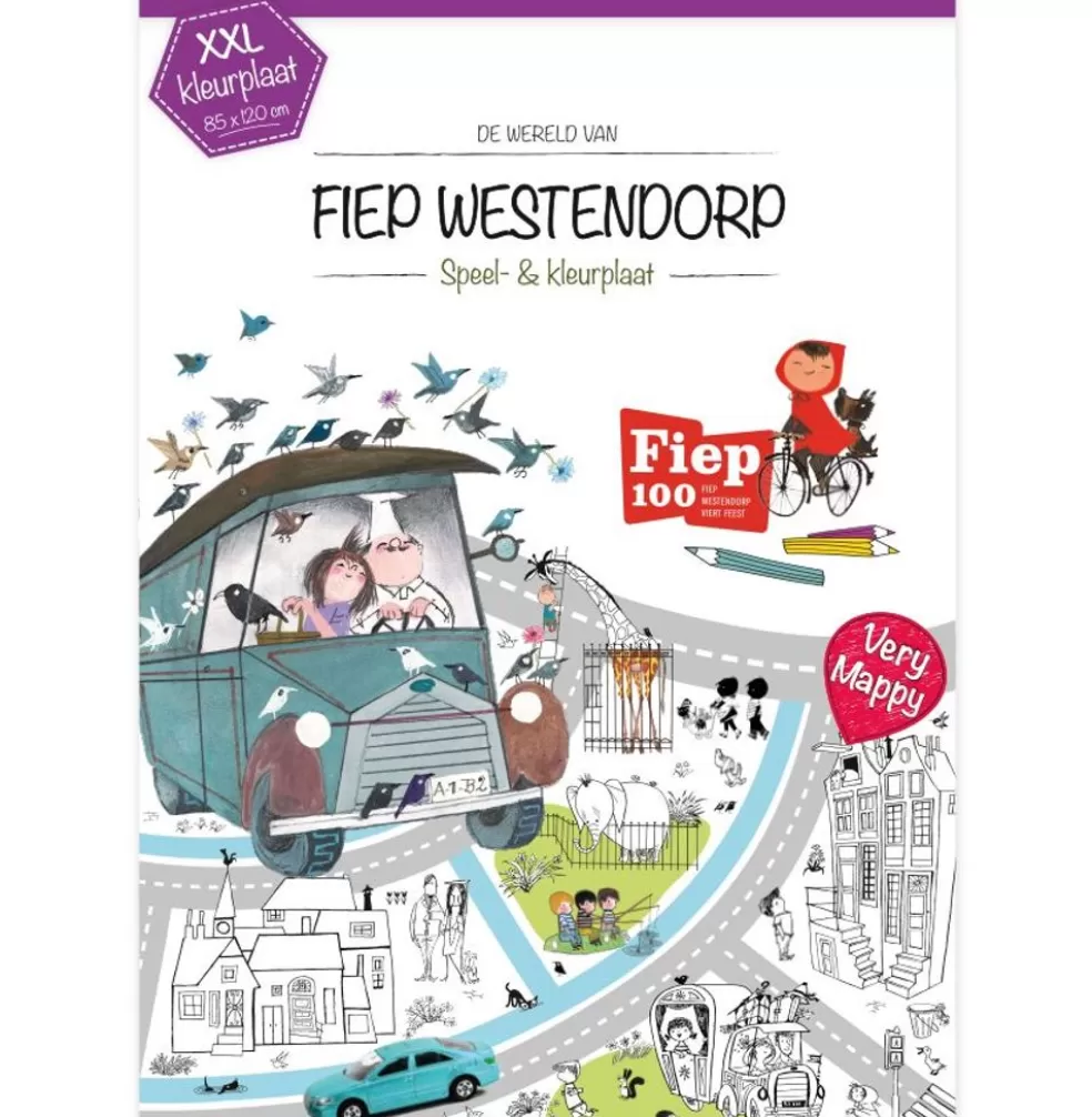 Very Mappy Sinterklaas Cadeau 9 - 10 Jaar* Fiep Westendorp Xxl Kleurplaat