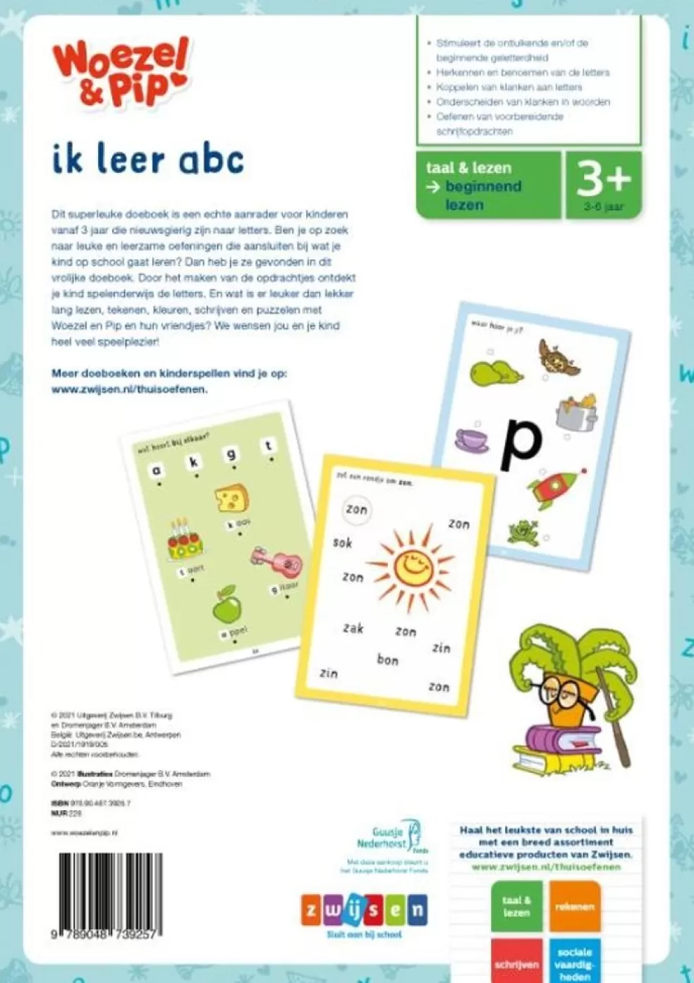 Woezel & Pip Sinterklaas Cadeau 3 - 4 Jaar*Ik Leer Abc