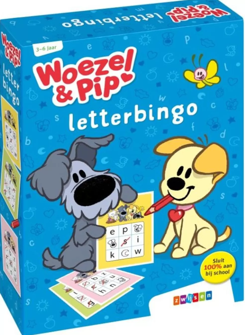 Woezel & Pip Sinterklaas Cadeau 5 - 6 Jaar*Letterbingo