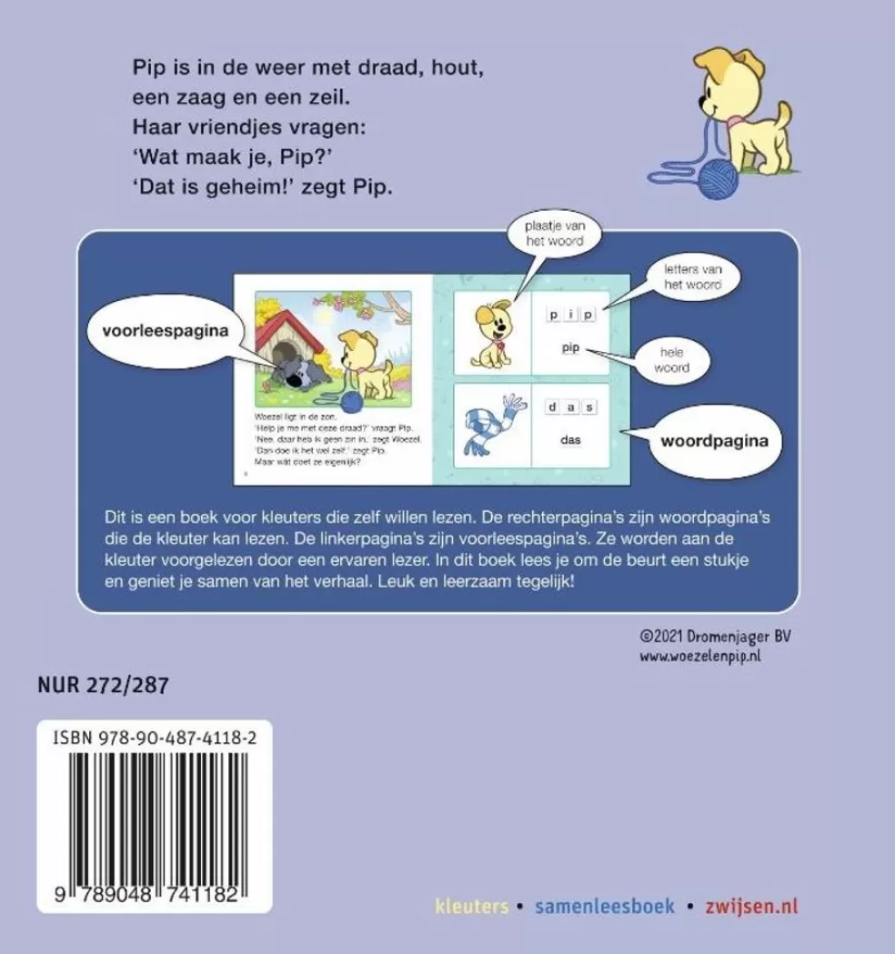 Woezel & Pip Sinterklaas Cadeau 3 - 4 Jaar*Samenleesboek - Wat Maak Je Pip?