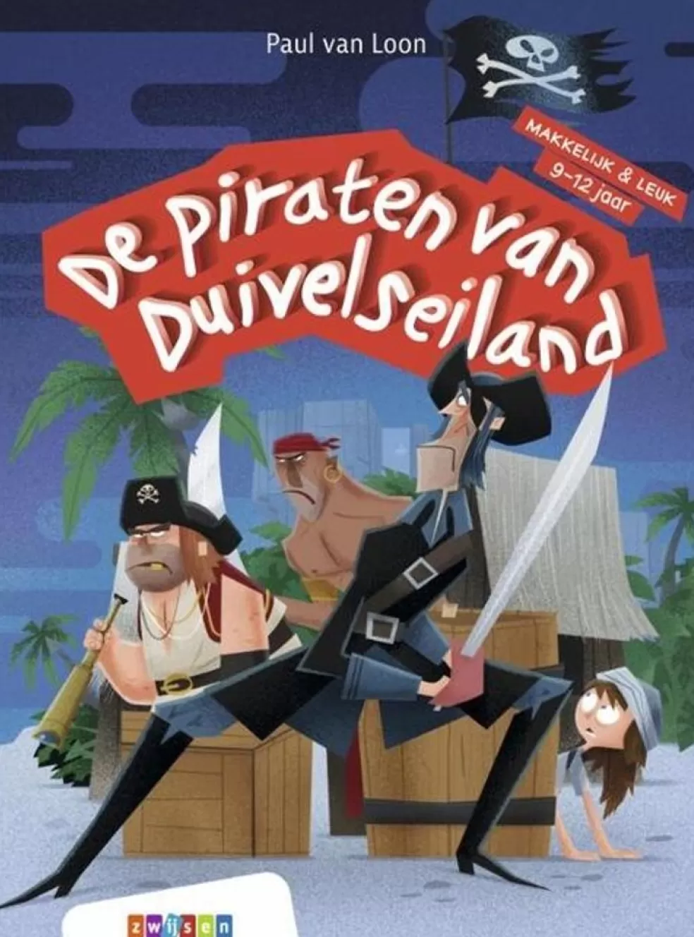 Zwijsen Sinterklaas Cadeau 11 - 12 Jaar* Dyslexie Leesboek - De Piraten Van Duivelseiland (Avi - E5)