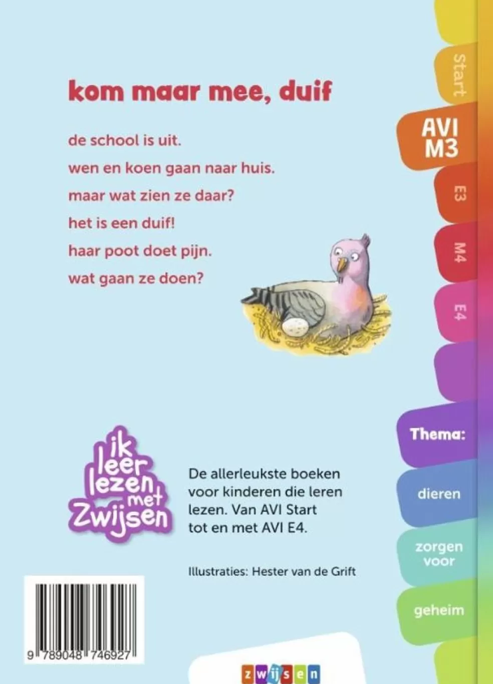 Zwijsen Sinterklaas Cadeau 5 - 6 Jaar* Ik Leer Lezen Met - Kom Maar Mee, Duif - Avi M3 (6-7 Jaar)