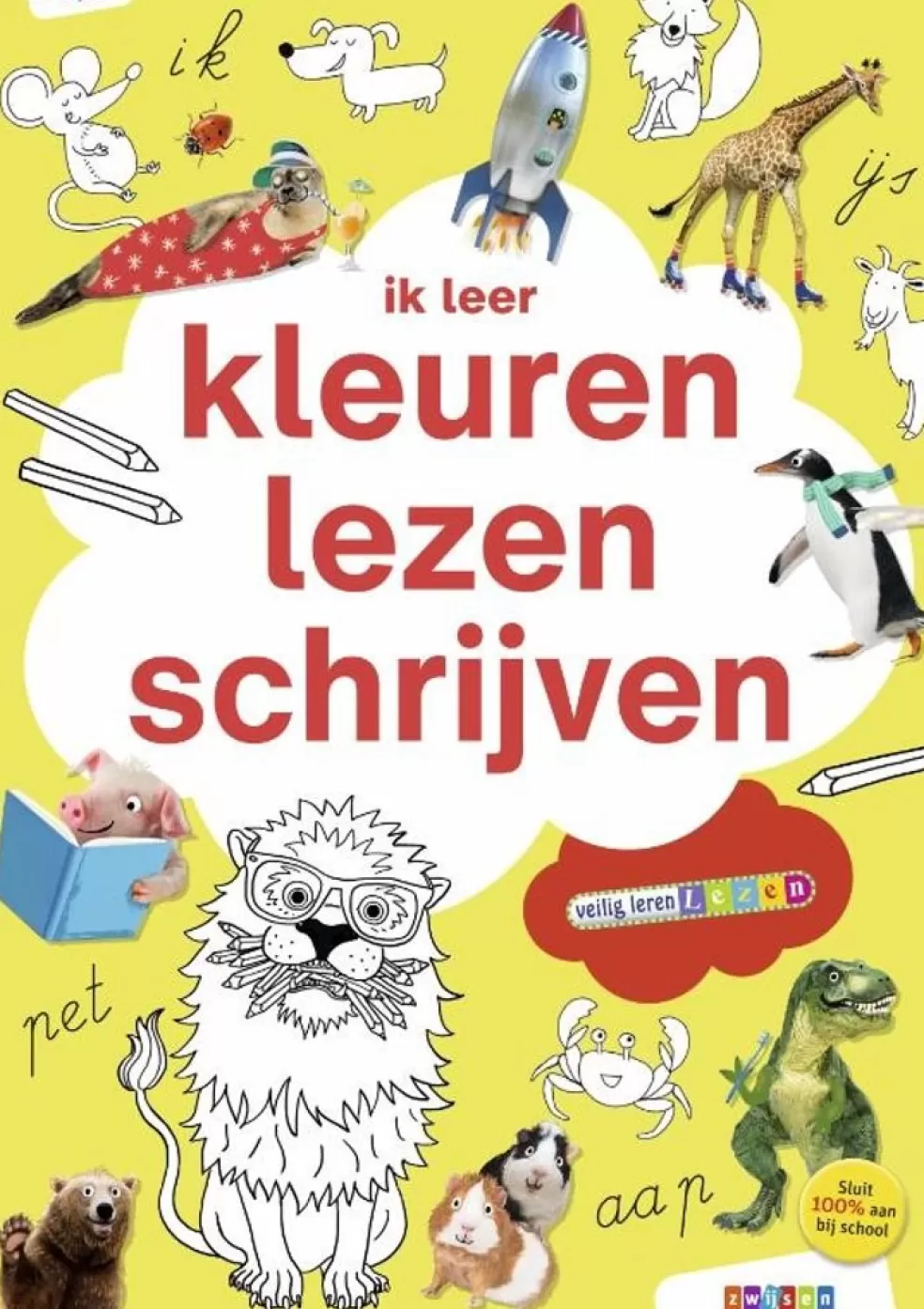 Zwijsen Sinterklaas Cadeau 7 - 8 Jaar* Veilig Leren Lezen - Ik Leer Kleuren, Lezen, Schrijven