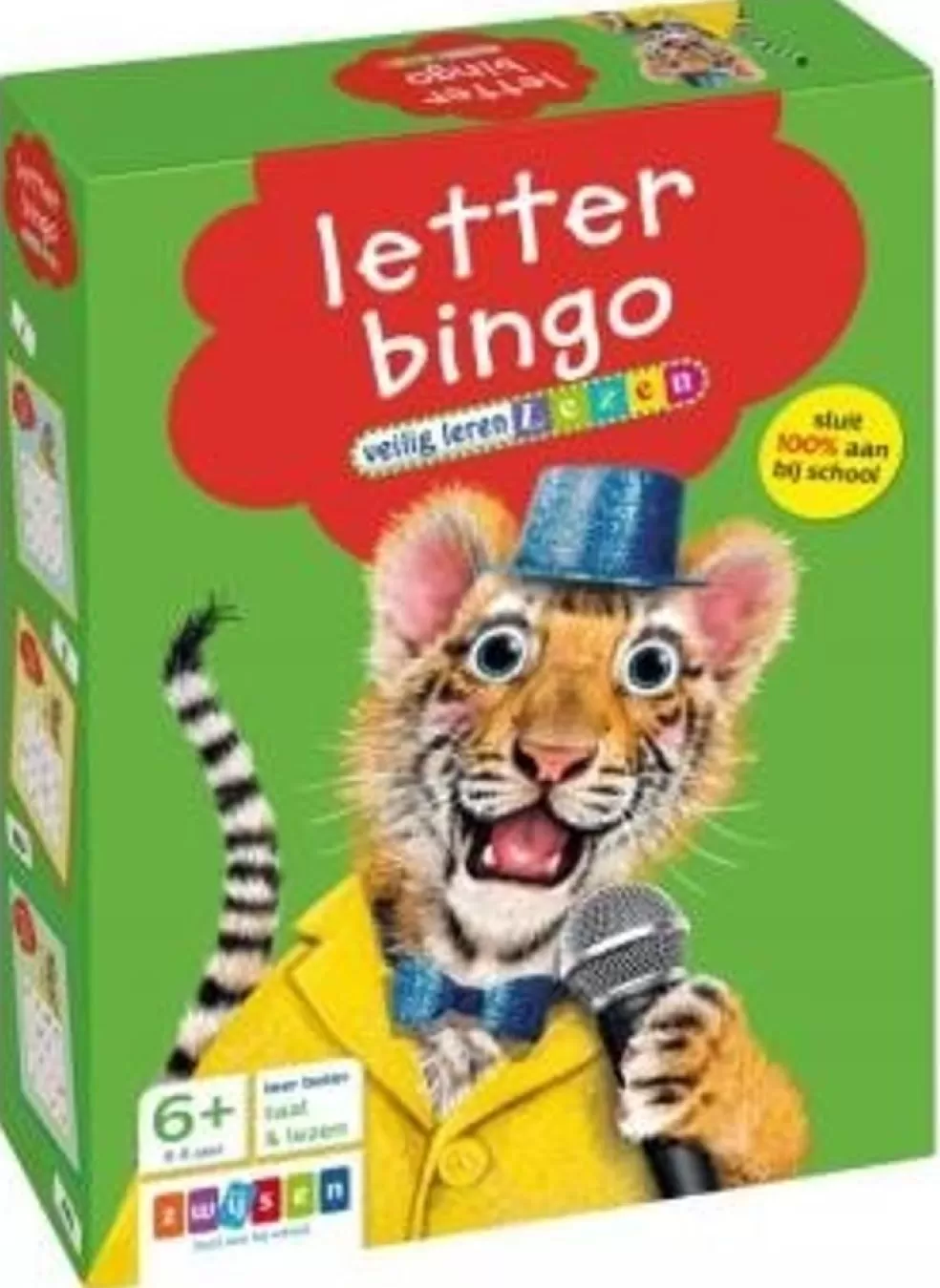 Zwijsen Sinterklaas Cadeau 7 - 8 Jaar* Veilig Leren Lezen - Letterbingo