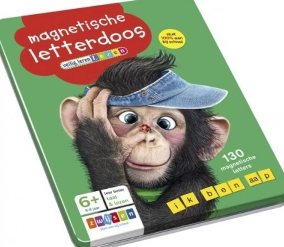 Zwijsen Sinterklaas Cadeau 7 - 8 Jaar* Veilig Leren Lezen - Magnetische Letterdoos